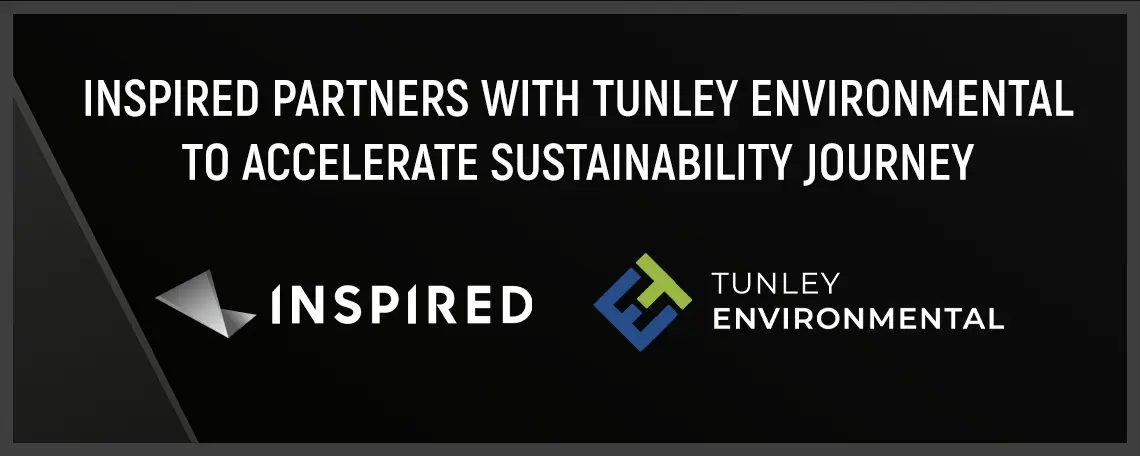 Inspired Entertainment Partner with Tunley Environmental to Accelerate Sustainability Journey